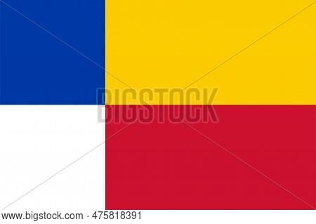 Flag Of Heerde Municipality (gelderland Or Guelders Province, Kingdom Of The Netherlands, Holland)