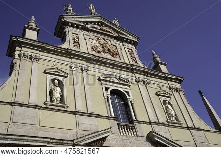 Historic Certosa Di Garegnano In Milan, Italy