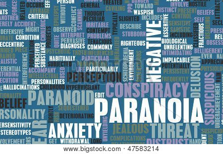 Paranoid og Paranoid Mental angst som begreb