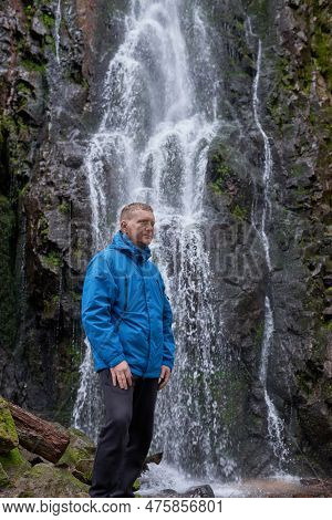 Tourist Attraction Of Germany - Falls Of Burgbach Waterfall Near Schapbach, Black Forest, Baden-wurt