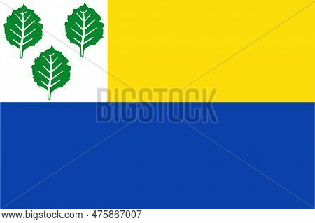 Flag Of Oldebroek Municipality (gelderland Or Guelders Province, Kingdom Of The Netherlands, Holland