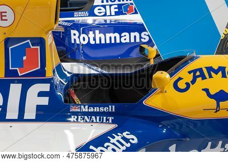 Sparkford.somerset.united Kingdom.march 26th 2023.a Williams Fw14 Formula One Car Driven By Nigel Ma