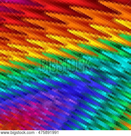 Abstract Colorful Triangle Background For Design. Eps  10