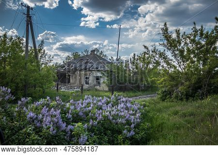 War In Ukraine, Village Of Yampil, Donetsk Oblast In Ukraine- 05 May 2023