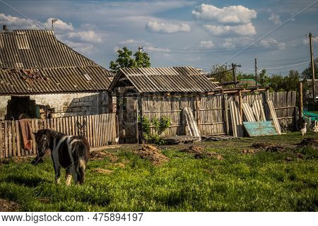 War In Ukraine, Village Of Yampil, Donetsk Oblast In Ukraine- 05 May 2023