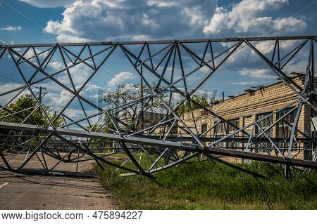 War In Ukraine, Village Of Yampil, Donetsk Oblast In Ukraine- 05 May 2023