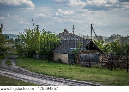 War In Ukraine, Village Of Yampil, Donetsk Oblast In Ukraine- 05 May 2023