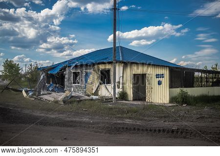 War In Ukraine, Village Of Yampil, Donetsk Oblast In Ukraine- 05 May 2023