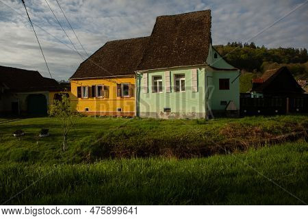 Biertan A Very Beautiful Medieval Village In Transylvania, Romania. A Historical Town In Romania Tha