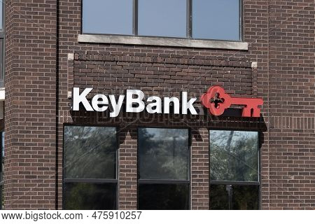 Warsaw - Circa May 2023: Keybank Consumer Branch. Keybank Is The Primary Subsidiary Of Keycorp Based