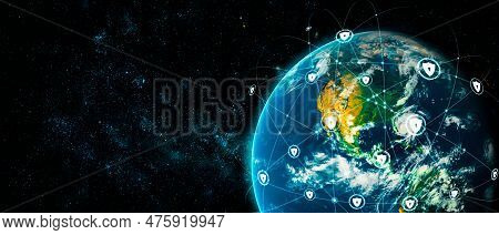 Cyber Security Technology And Online Data Protection In Innovative Perception . Concept Of Technolog