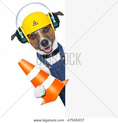Sous Construction chien