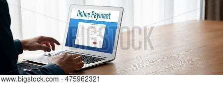 Online Payment Platform For Modish Money Transfer On The Internet Netowrk