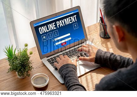 Online Payment Platform For Modish Money Transfer On The Internet Netowrk