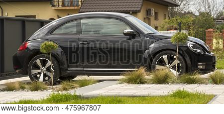 Poland, Ostrowiec Swietokrzyski April 28, 2023 At 11:33. Designed According To The Famous Historical