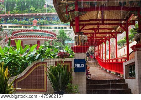 Georgetown, Penang, Malaysia - September 04, 2014: Buddhist Temple Of Supreme Bliss  Kek Lok Si. One