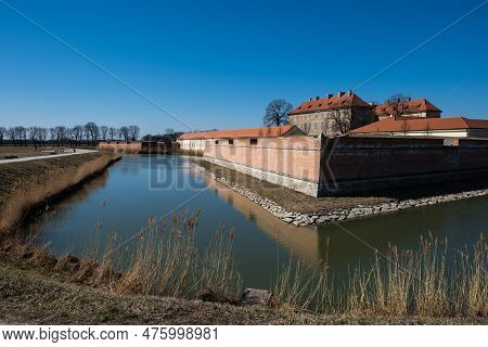 Old Monumental Baroque Classicist Manor House Castle In Small Town Holic In Slovakia
