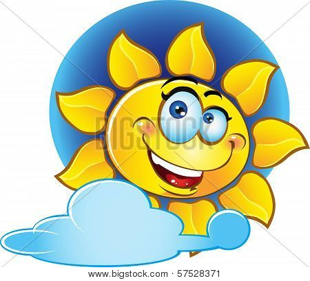 Smiling Vector Yellow Sun