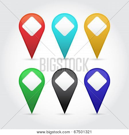 Vector map pointers set.