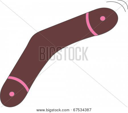 The view of throw a boomerang  