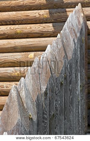 Fragment Of Old Palisade.
