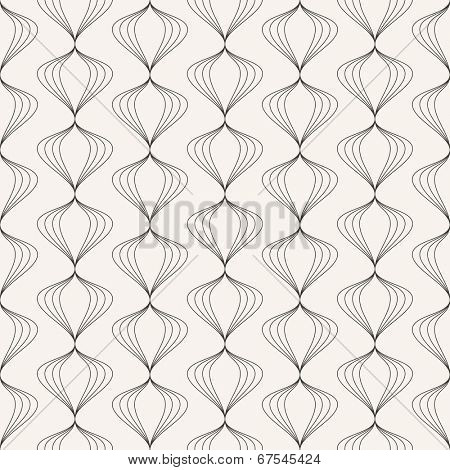 Seamless pattern. Wavy line repeating background