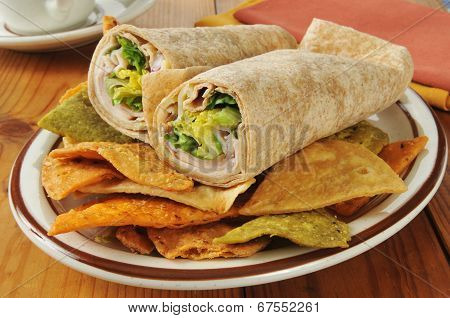 Turkey Wrap Sandwiches
