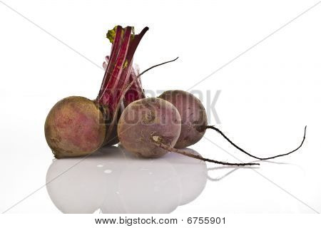 Beet Root op een witte achtergrond