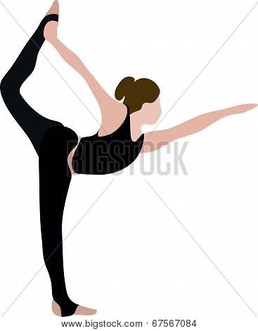 yoga lady