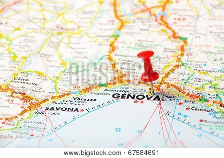 Genova,italy    Map