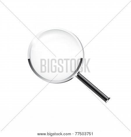 Magnifying glass. Vector
