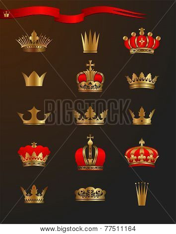 Golden crowns