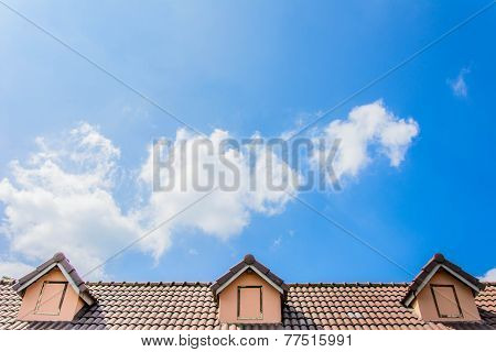 gable house against the sky
