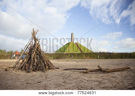 Pyramid Of Austerlitz On Utrechtse Heuvelrug