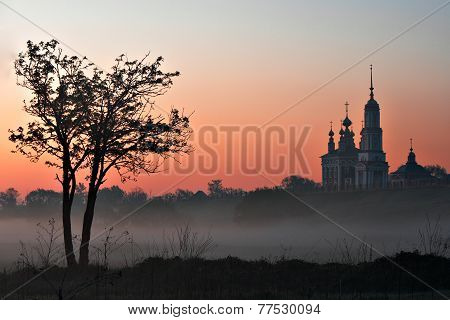 Foggy landscape