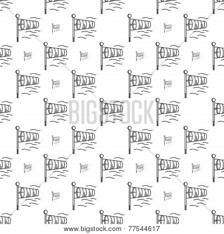 Vector background for windsock