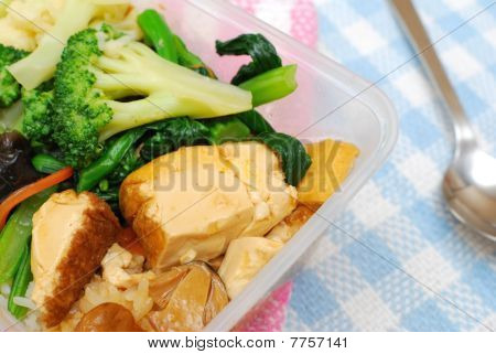 Čínská vegetariánská, balíček s obědem