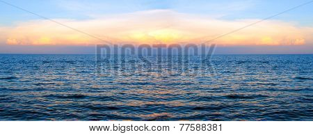 Sunset At The Sea