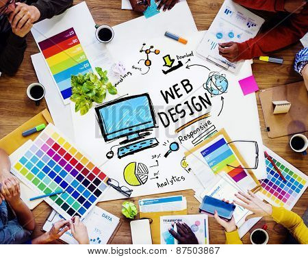 Content Creativity Digital Graphic Layout Webdesign Webpage Concept