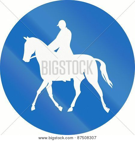 Bridle Way In Austria