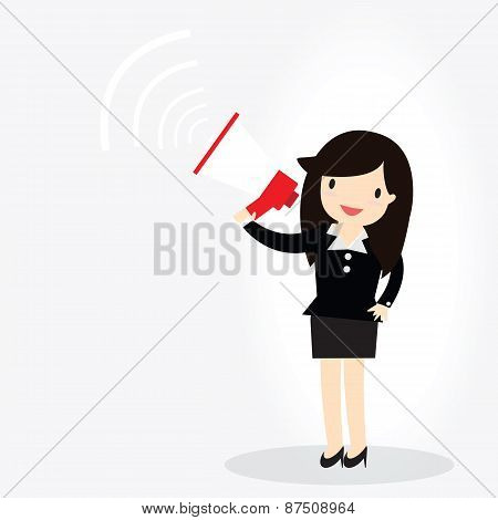 Business Woman Concept.