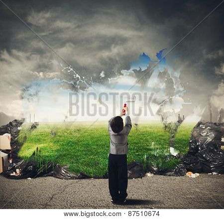 Creativity cleans