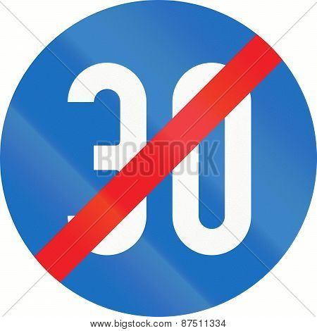 End Of Minimum Speed 30 In Austria