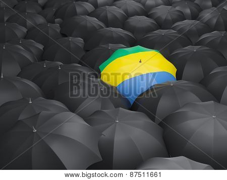 Umbrella With Flag Of Gabon