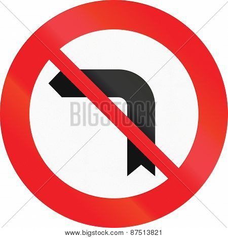 No Left Turn In Austria