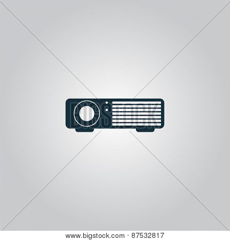 Projector sign icon