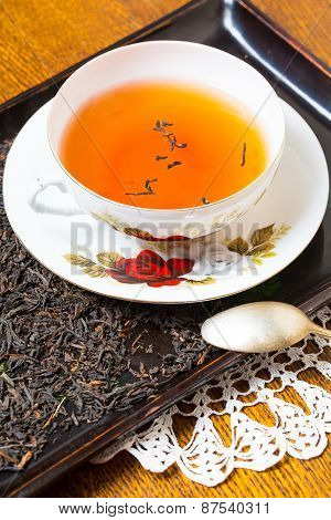 Tea Setting On Table
