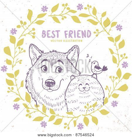 cartoon pets