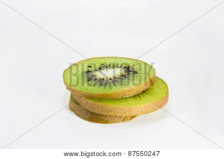 Stack Slice Kiwi Fruit