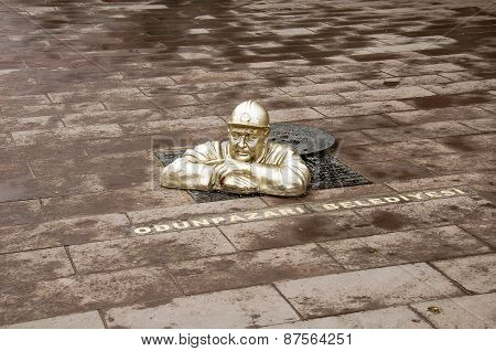 Statue of Worker in Eskisehir city